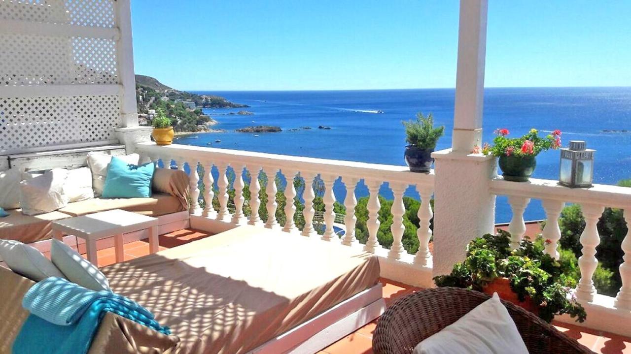 Amazing Seaview Apartment With Terrace & Parking - Casa Artevida Roses Kültér fotó