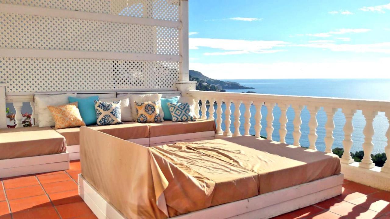 Amazing Seaview Apartment With Terrace & Parking - Casa Artevida Roses Kültér fotó