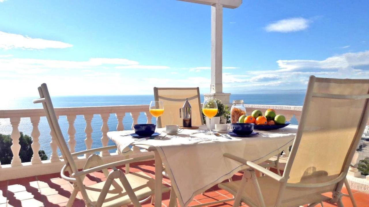Amazing Seaview Apartment With Terrace & Parking - Casa Artevida Roses Kültér fotó